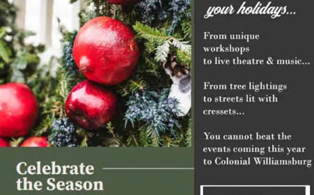 Colonial Williamsburg announces it’s 2024 Holiday Events in its Holiday Planner