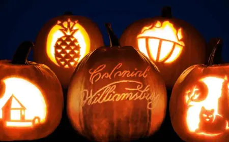 Colonial Williamsburg Pumpkin Carving Pattern Downloads!