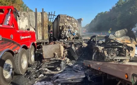 Multi-vehicle crash caused major traffic delays on I-95 in Caroline County