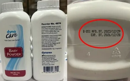 Baby powder sold in 35 states, including Virginia, recalled due to potential asbestos contamination