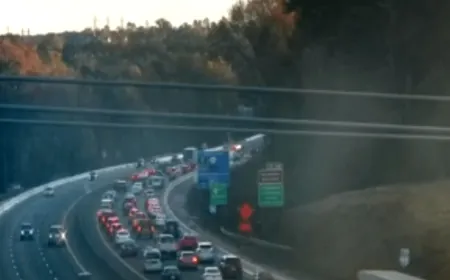 Two lanes closed on I-95 in Chesterfield due to crash