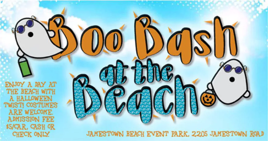 Boo Bash at the Beach with Trick or Treating, Games & more – October 12 at Jamestown Beach Event Park