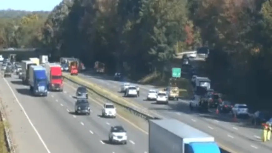 I-95 North closed in Henrico due to crash