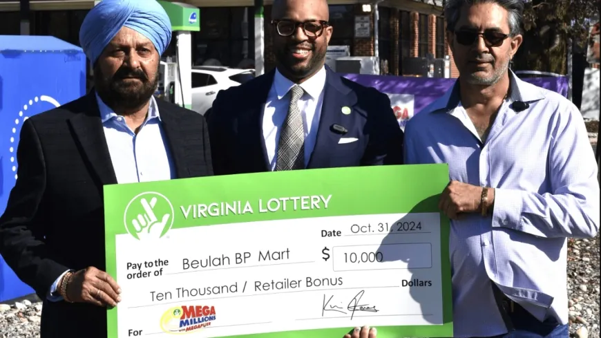 Chesterfield gas station sells $1 million-winning Mega Millions ticket, receives $10k bonus