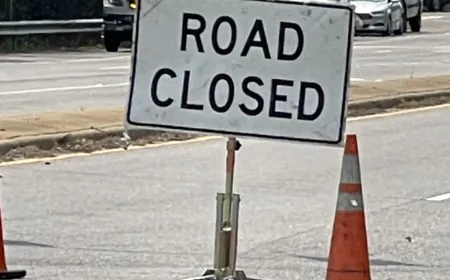 Petersburg roadway closed after power pole damaged in crash