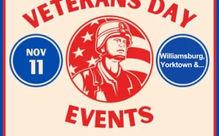 Veterans Day and Weekend Celebrations in Williamsburg & Yorktown