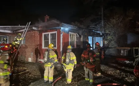 Residents evacuate safely from house fire in Chesterfield