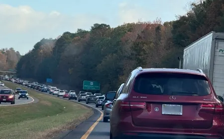 Drivers experiencing delays on Powhite Parkway in Chesterfield due to crash