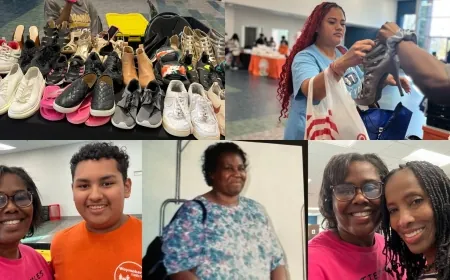 ‘Every pair of shoes is spreading love’: This Chesterfield woman has donated shoes to her community for years