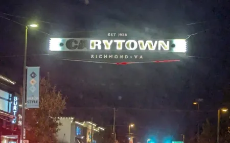 ‘Well, that was fast’: Neon sign in Carytown now welcomes you to ‘RYTOWN’