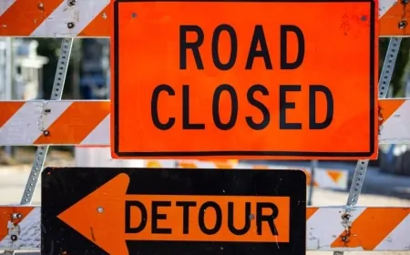 Lane closure on Main Street and 21st Street expected to last several months