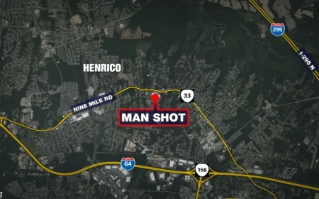 Man shot in Henrico, police searching for suspect who fled area