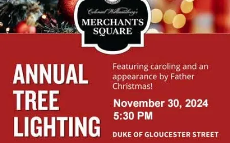 Come to Merchants Square for the Annual Tree Lighting – Saturday, Nov 30 at 5:30 pm