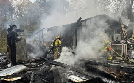 PHOTOS: Chesterfield garage fire under investigation