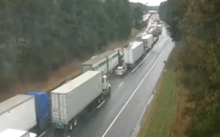 Disabled tractor-trailer on I-95 causes significant delays in Hanover County