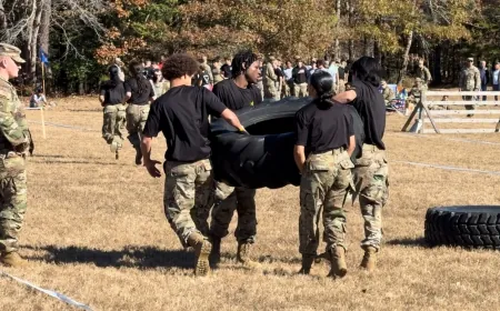 Virginia JROTC cadets tackle competitions at Raider Challenge