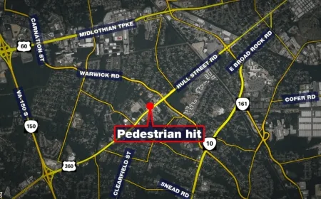 Pedestrian hit in Richmond, facing life-threatening injuries