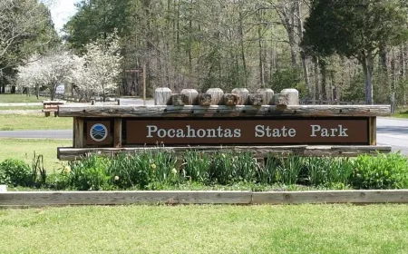 Learn about the history of the Bright Hope Railroad along hike in Pocahontas State Park