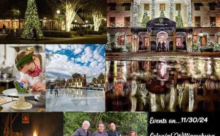 Mark your calendars for these Community Events!  The Gingerbread Open House, Tree Lighting in Merchants Square and Holiday Events are all happening on Saturday November 30, 2024