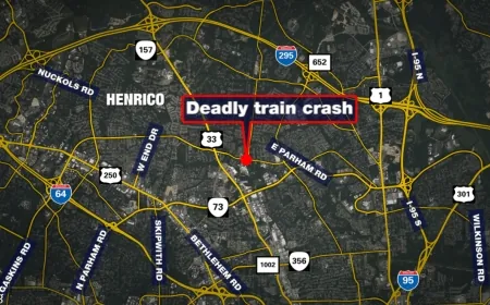 Bicyclist dead after Henrico train crash near Hungary Road