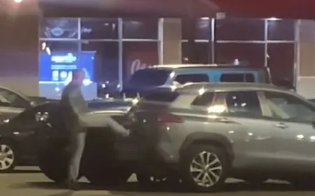 VIDEO: Suspect vandalizes vehicle in Henrico parking lot, flees scene