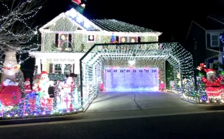 100,000 Christmas lights and a good cause: Chesterfield family gives back and spreads holiday cheer