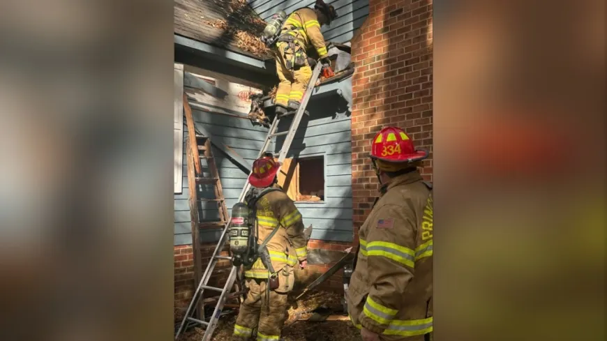 PHOTOS: Prince George fire crews respond to house fire on Drake Lane