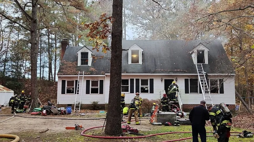 15 dogs, man rescued from Henrico house fire