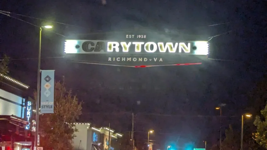 ‘Well, that was fast’: Neon sign in Carytown now welcomes you to ‘RYTOWN’