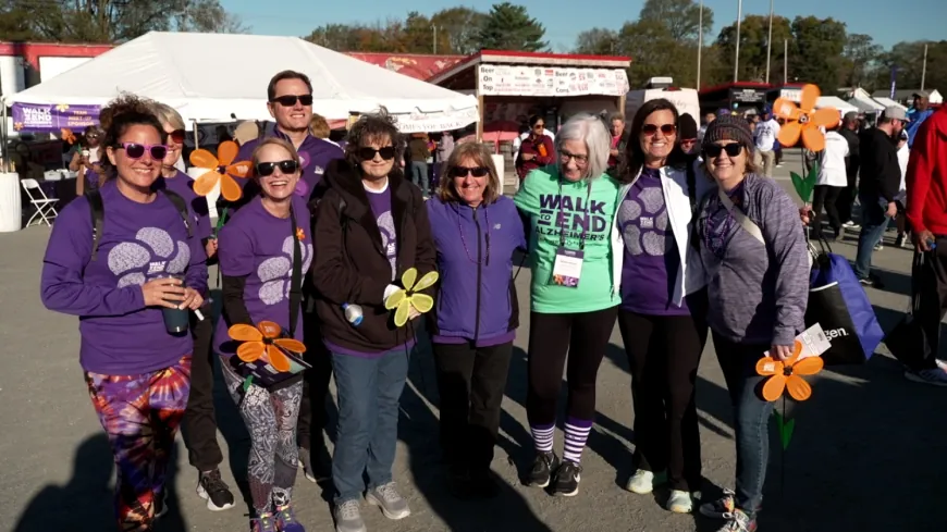 Community members join 8News for the 2024 Walk to End Alzheimer’s in Richmond