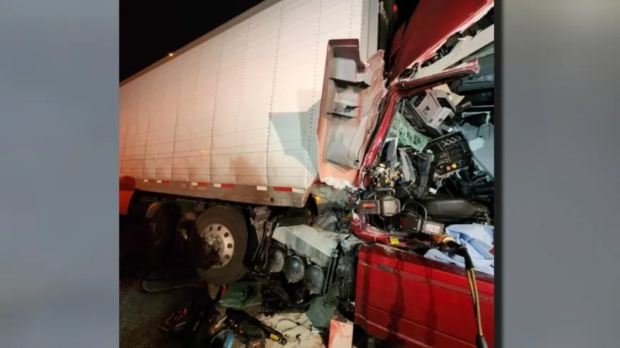 Tractor-trailer driver flown to hospital after I-81 crash in Augusta