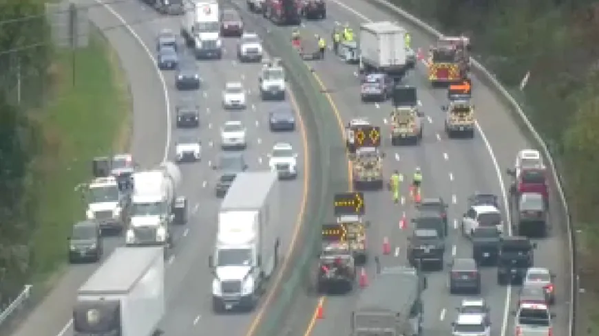 All lanes closed on I-95 South in Richmond due to multi-vehicle crash