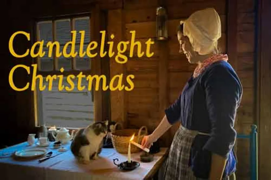 A Candlelight Christmas at the American Revolution Museum at Yorktown on Saturday, December 14, 2024