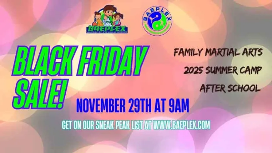 BAEPLEX Black Friday SALE – Online Only – Friday, November 29 at 9am – REGISTER NOW!