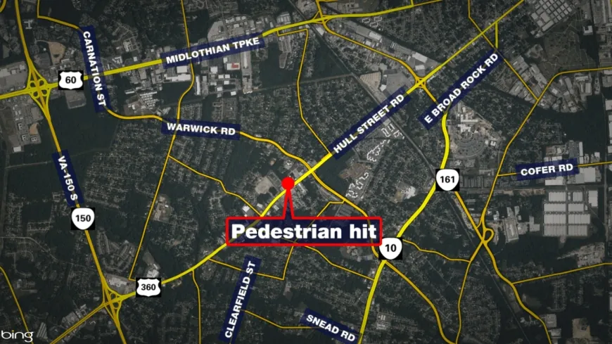 Pedestrian hit in Richmond, facing life-threatening injuries