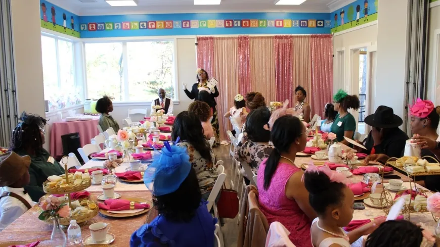 PHOTOS: 8News joins mothers of color, their children at formal tea party in Chesterfield