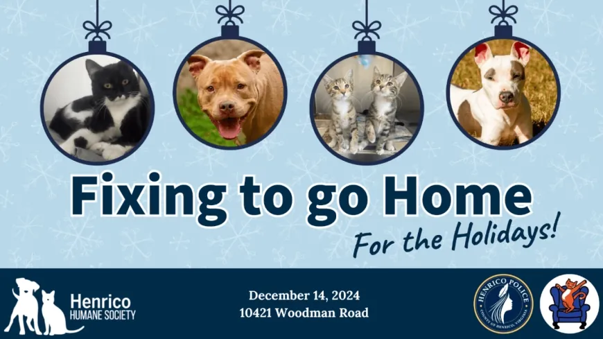 Henrico Police Animal Shelter to host pet adoption event in December