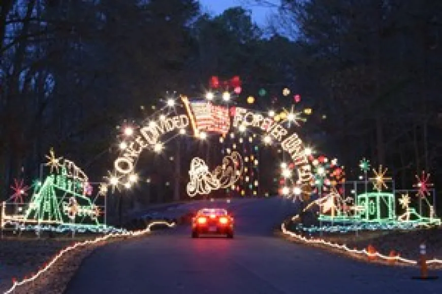 Celebration in Lights at Newport News Park 2024