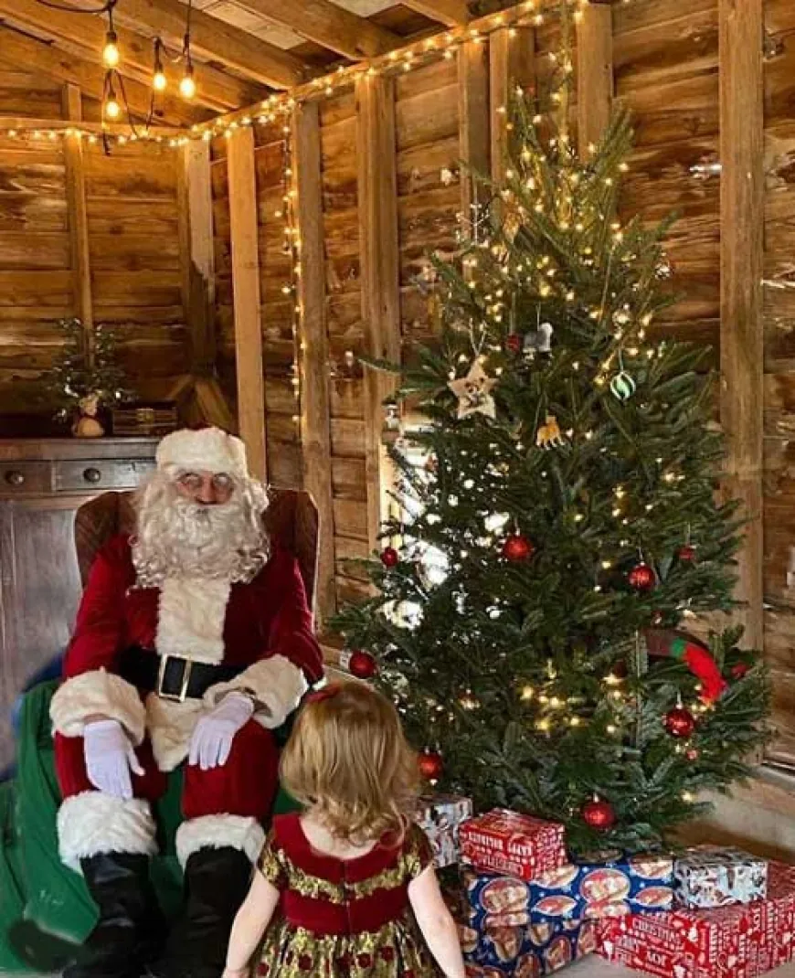 Santa in the Country at Peace Hill Farm Historic Great Barn – Saturday, December 14