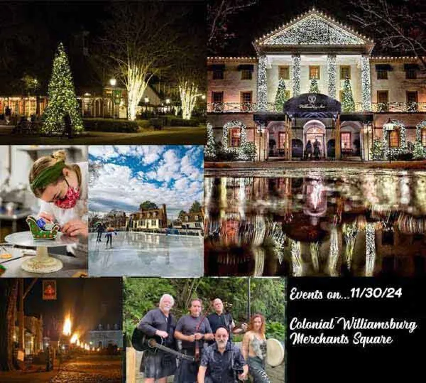 Mark your calendars for these Community Events!  The Gingerbread Open House, Tree Lighting in Merchants Square and Holiday Events are all happening on Saturday November 30, 2024