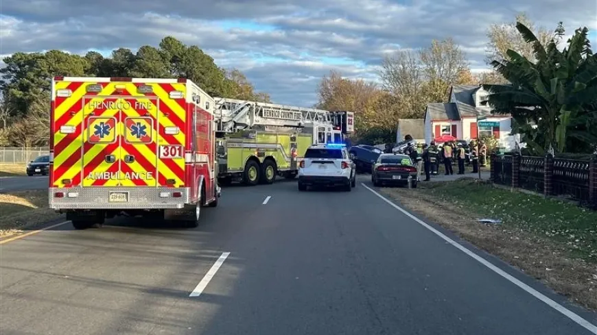 Three seriously injured in Henrico crash, drivers advised of delays as crews work scene