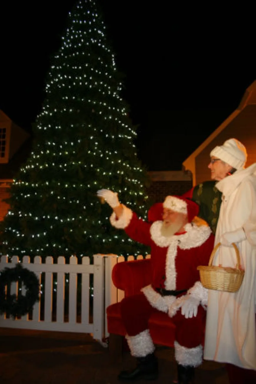 Yorktown Christmas Tree Lighting and Procession! Santa will be there too!