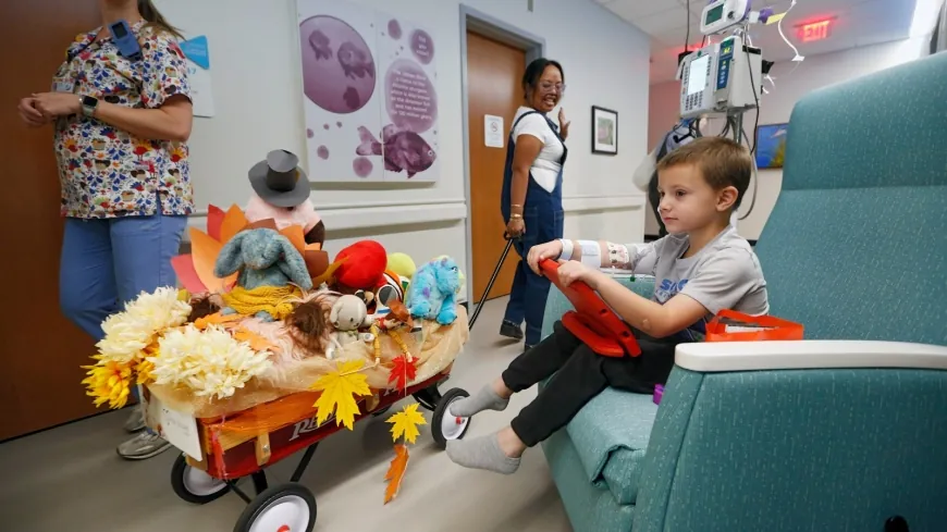 PHOTOS: Thanksgiving parade held for patients at Children’s Hospital of Richmond