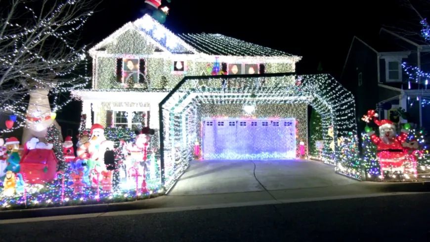 100,000 Christmas lights and a good cause: Chesterfield family gives back and spreads holiday cheer