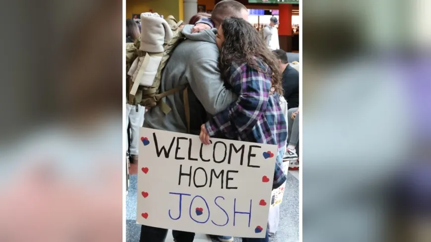 PHOTOS: Virginia National Guard soldiers return from deployment in time for Thanksgiving