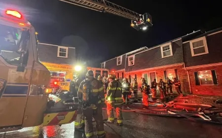 Nine people displaced after apartment fire in Chesterfield