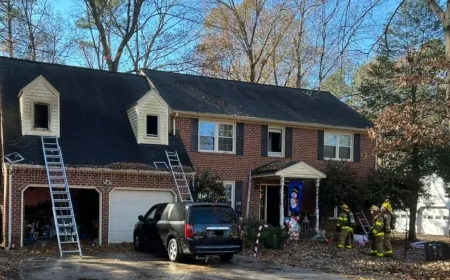 Eight people displaced after Chesterfield house fire