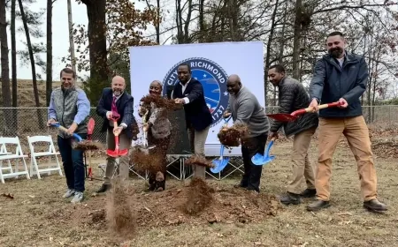 Richmond breaks ground on new James River Branch Trail, connecting Southside neighborhoods