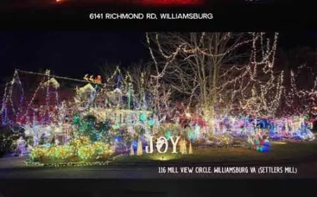 Winning Homes on Shimmer & Shine Holiday Lights Contest and Map 2024