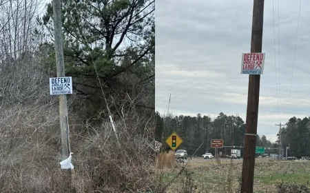 White supremacist group signs seen in Caroline County